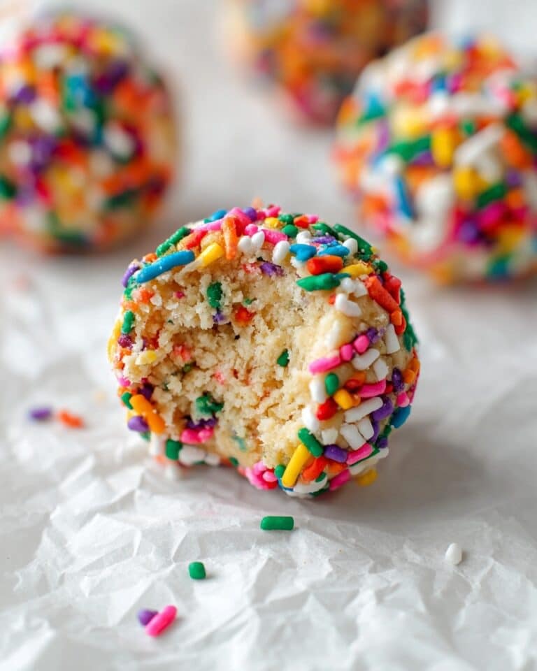 Cake Batter Protein Balls Recipe