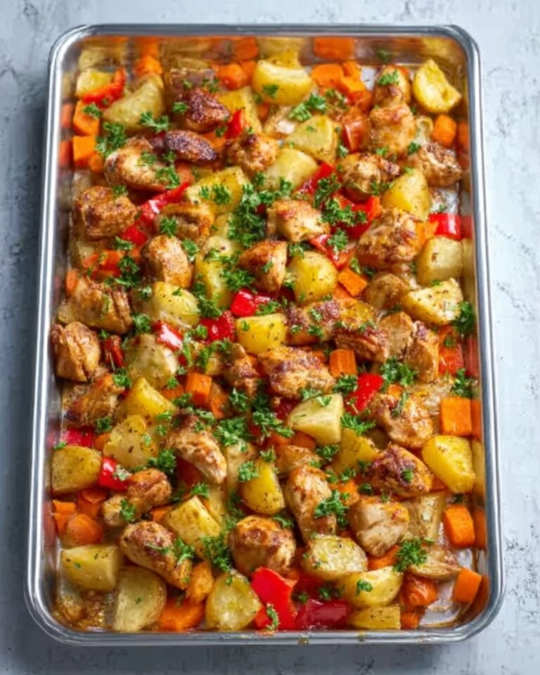 Sheet Pan Hawaiian Chicken with Pineapple and Peppers Recipe