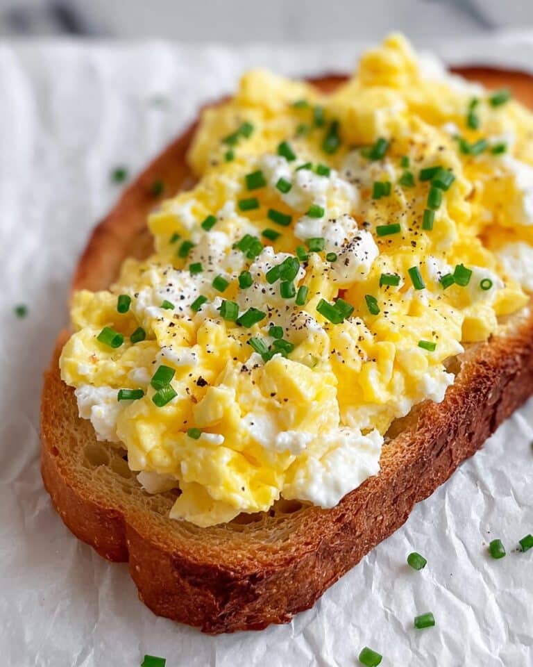 Easy 6-Ingredient Egg and Ricotta Toast Recipe