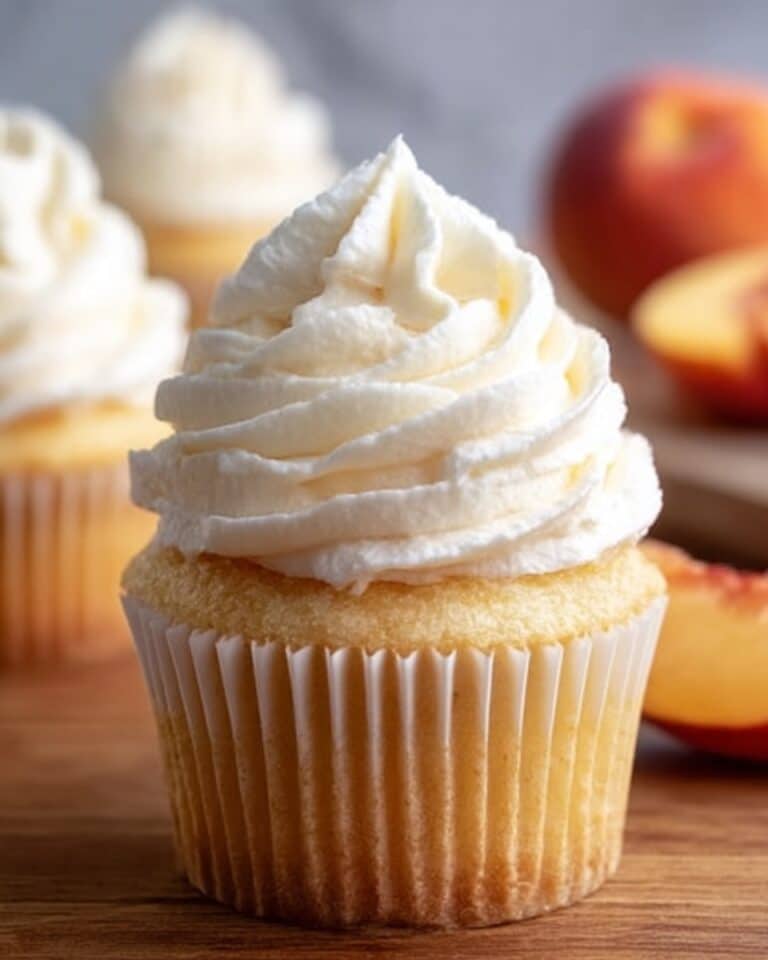 The Best Honey Peach Cream Cheese Cupcakes Recipe