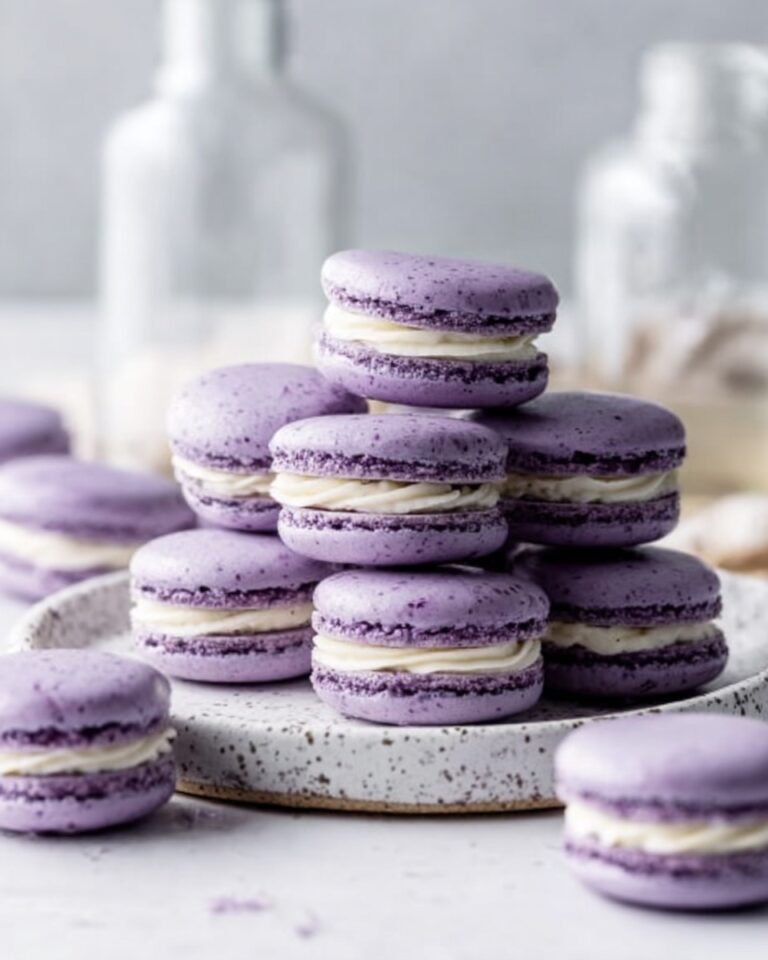 Homemade Macarons with Vanilla Buttercream Filling Recipe