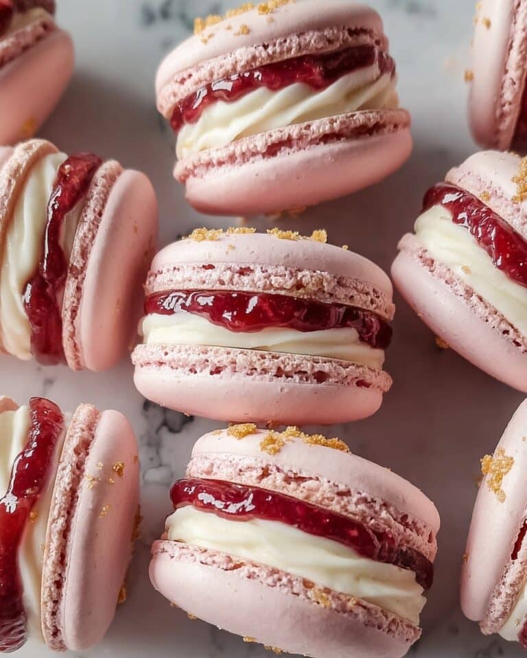 Strawberry Cheesecake Macarons Recipe