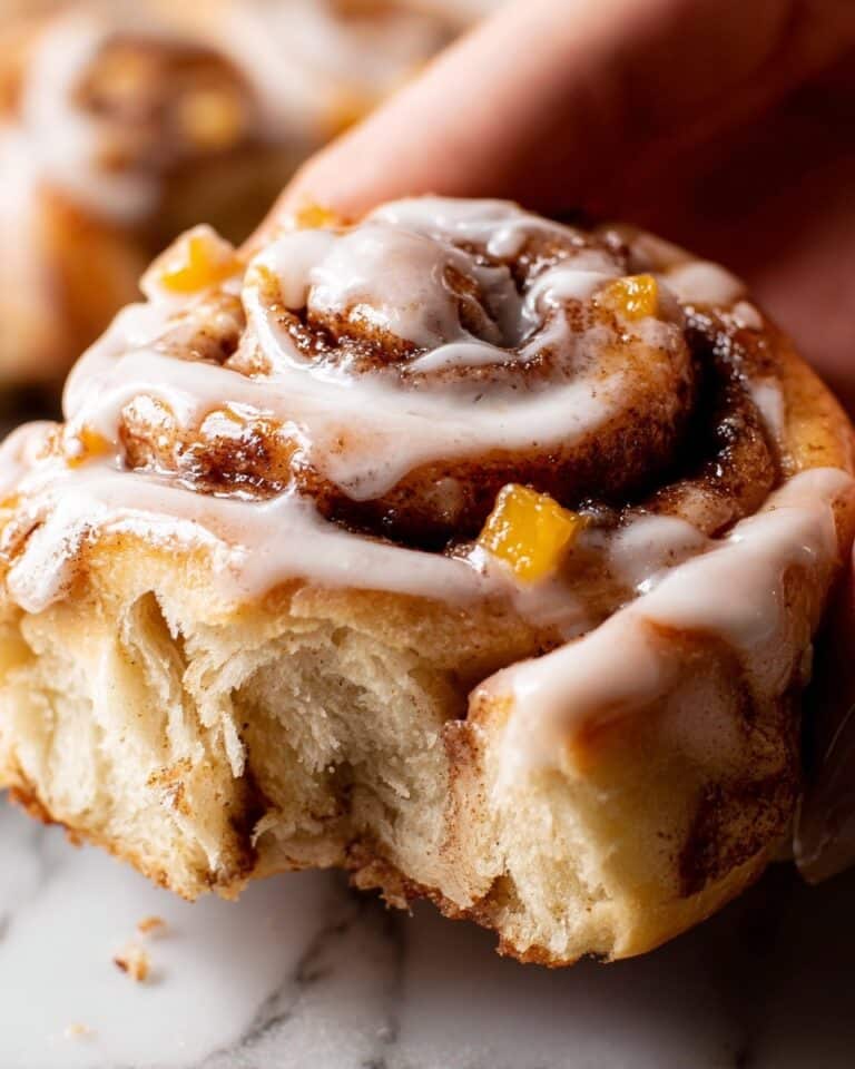 Peach Cobbler Cinnamon Rolls Recipe