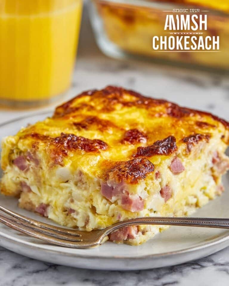 Cheesy Amish Breakfast Casserole Recipe