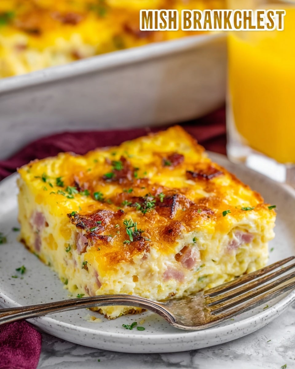 Cheesy Amish Breakfast Casserole Recipe - Recipe Image