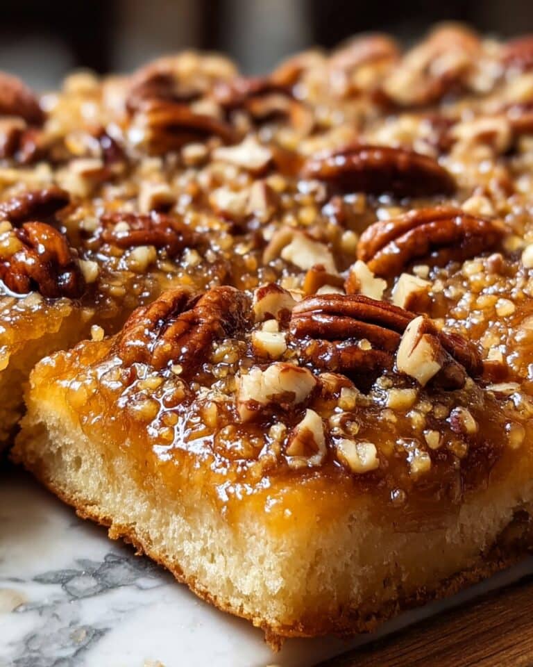 Sticky Pecan Focaccia Recipe