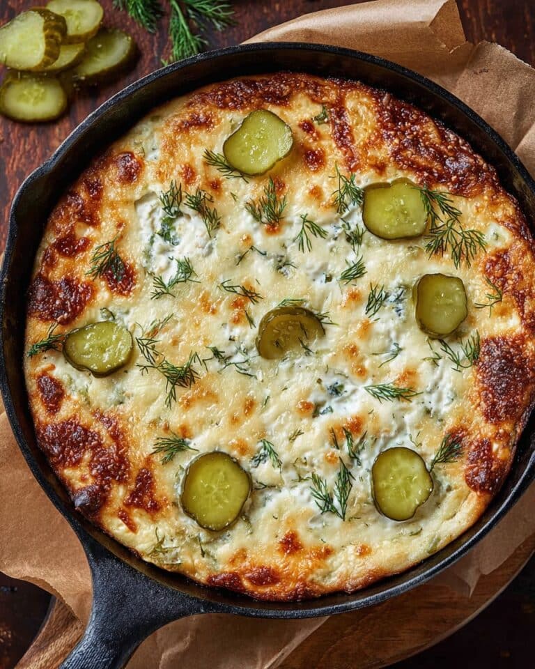 Dill Pickle Focaccia Bread Recipe