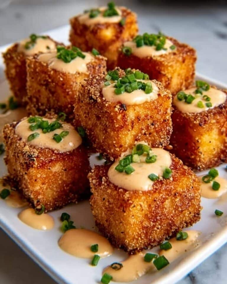 Crispy Salmon Bites with Spicy Bang Bang Sauce Recipe