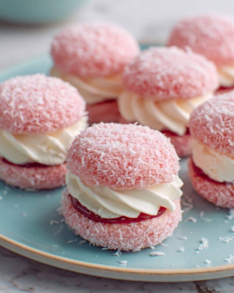 Old-Fashioned Pink Jelly Cakes Recipe