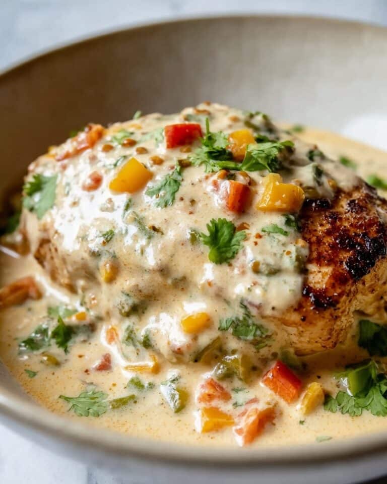 Easy Baked Queso Chicken Recipe