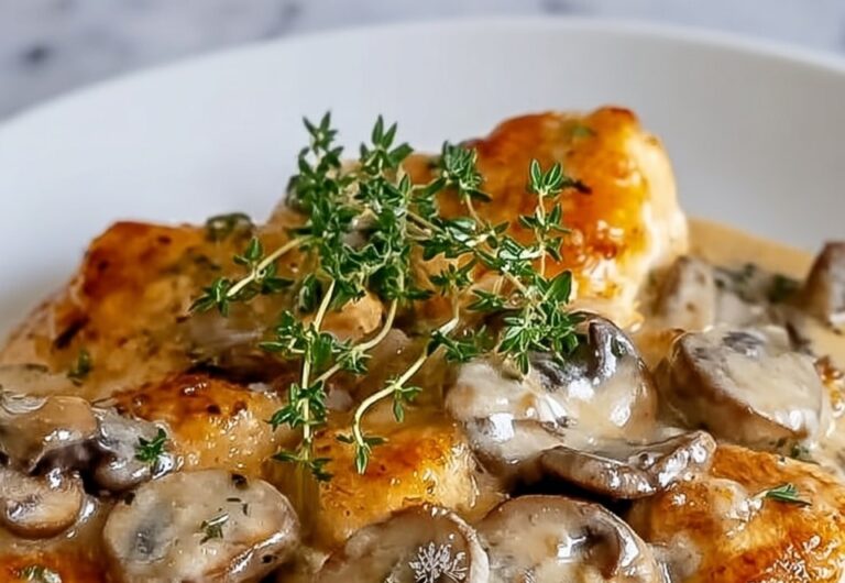 Irresistibly Creamy Mushroom Asiago Chicken in 30 Minutes Recipe