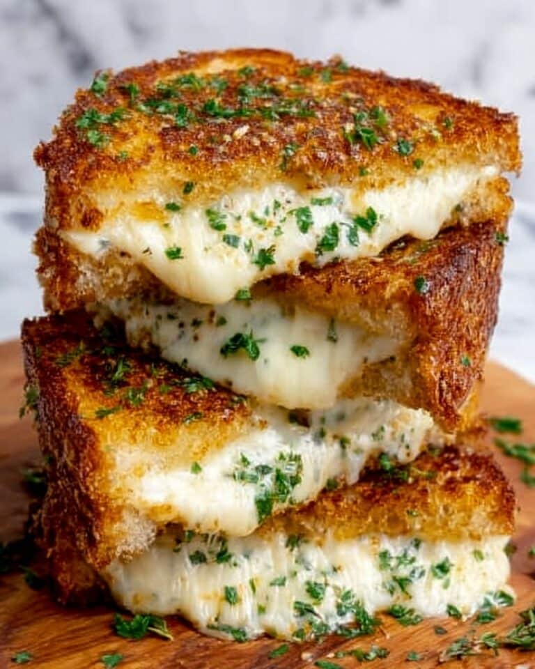 Garlic Bread Grilled Cheese Recipe