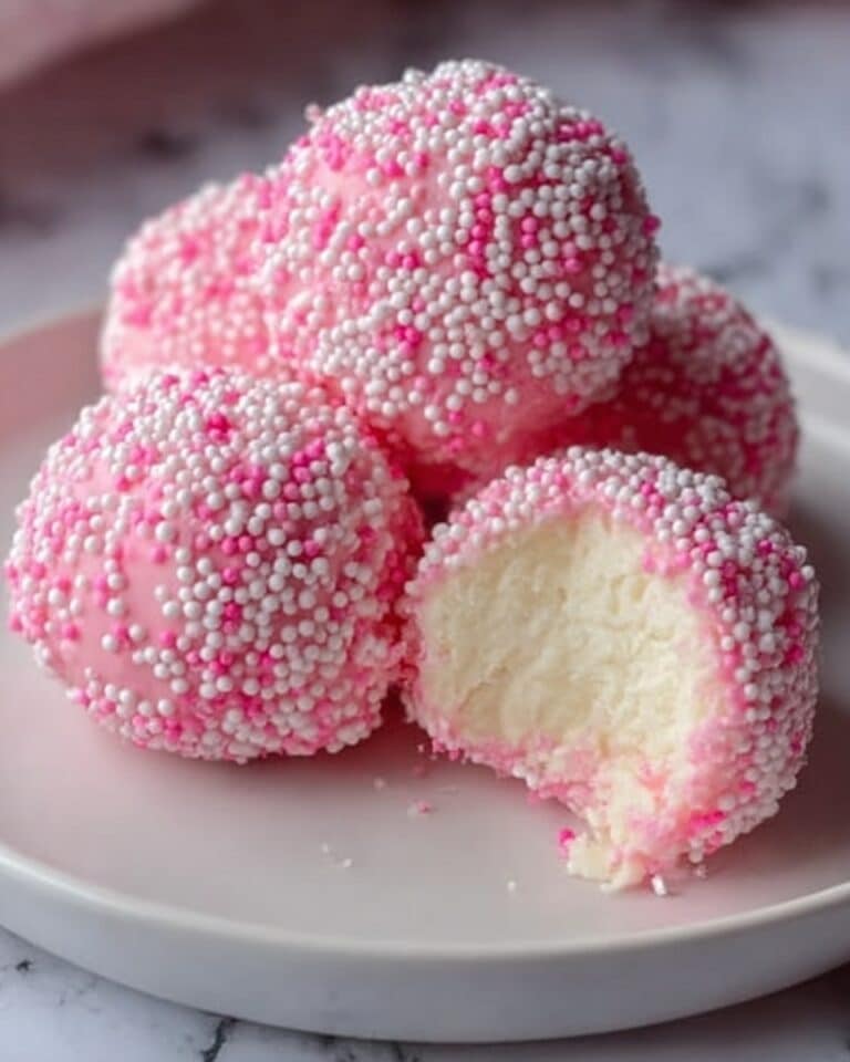 Crispy Cotton Candy Cheesecake Bombs Recipe