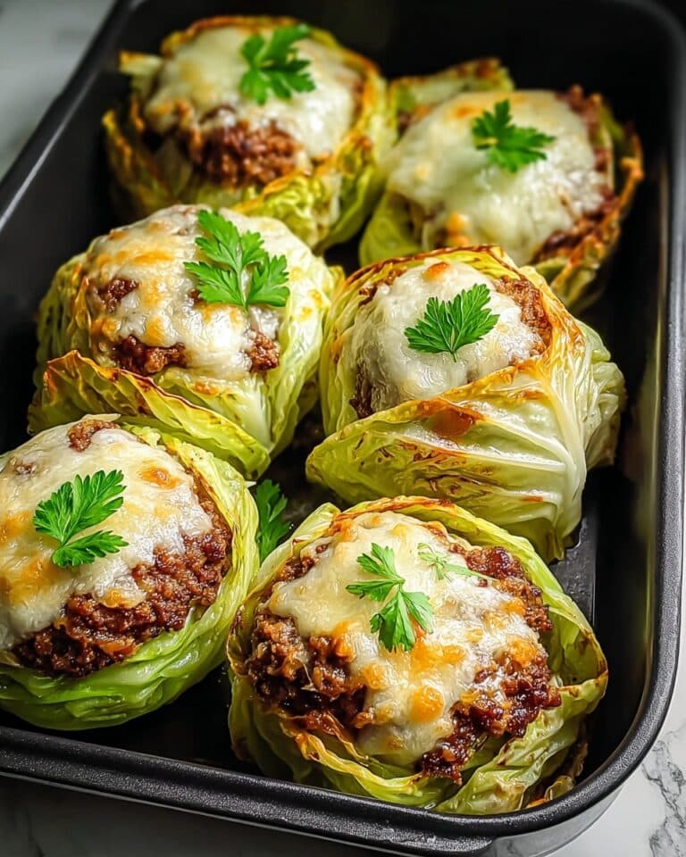 Oven-Baked Cabbage Burgers Recipe