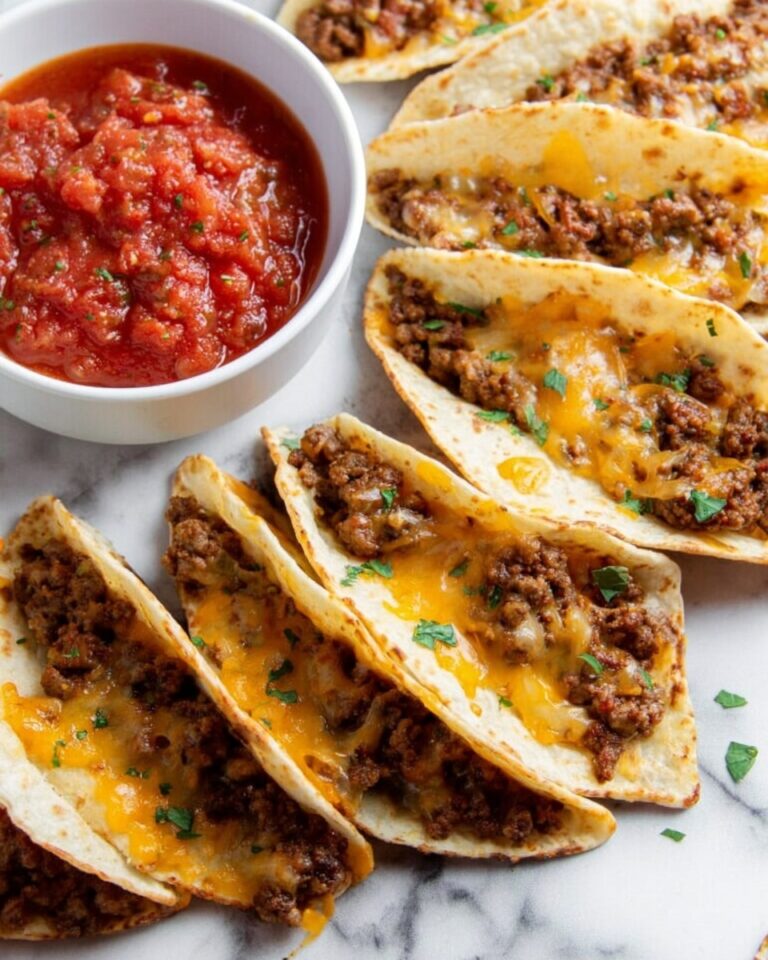 Baked Beef & Green Chili Tacos Recipe