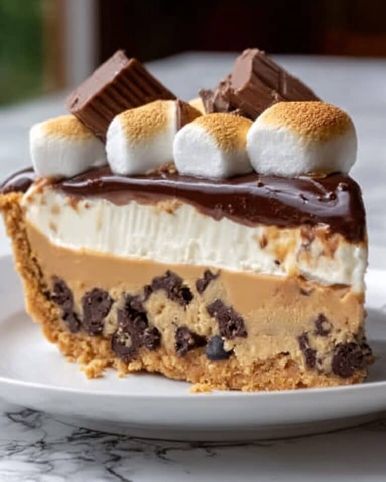 S’mores Cookie Dough Pie Recipe