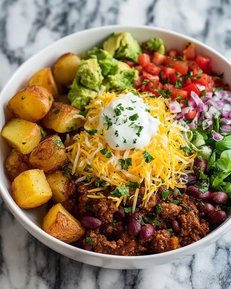 Loaded Potato Taco Bowl Recipe