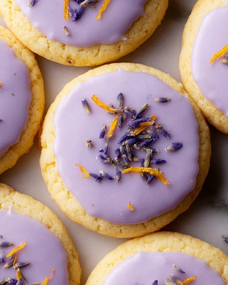 Lemon Lavender Cookies with Citrus Lavender Glaze Recipe