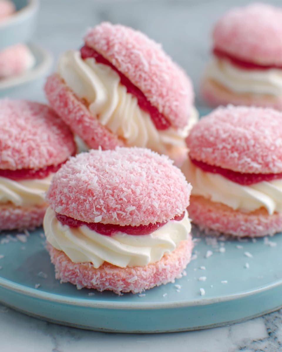 Old-Fashioned Pink Jelly Cakes Recipe - Recipe Image