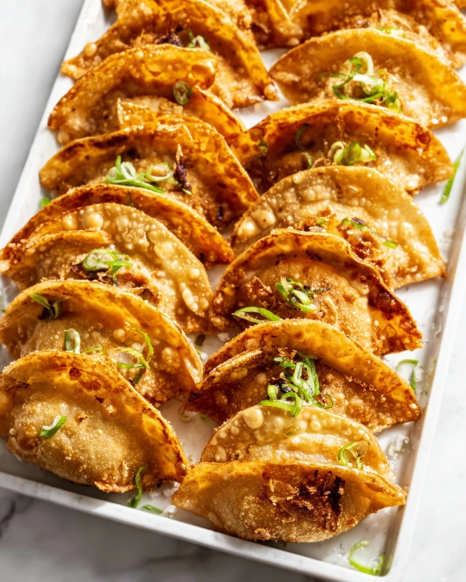 The image shows a close-up of multiple golden-brown tacos arranged neatly in rows on a white marbled surface. Each taco has a crispy, slightly folded shell filled with a visible mixture of finely shredded meat that has a rich, dark brown color and a juicy texture. The tacos are topped with small green onion pieces and tiny bits of melted cheese that add a creamy yellow layer. The shells have a toasted, crunchy texture with small charred spots, and the filling seems generously packed inside. photo taken with an iphone --ar 4:5 --v 7