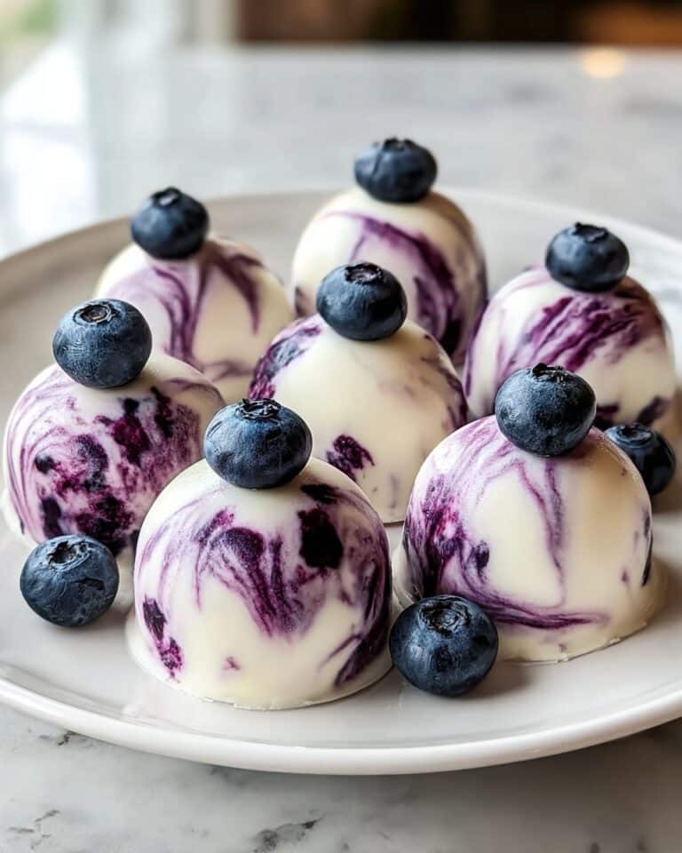 Irresistibly Easy Blueberry Swirl Yogurt Bites Recipe