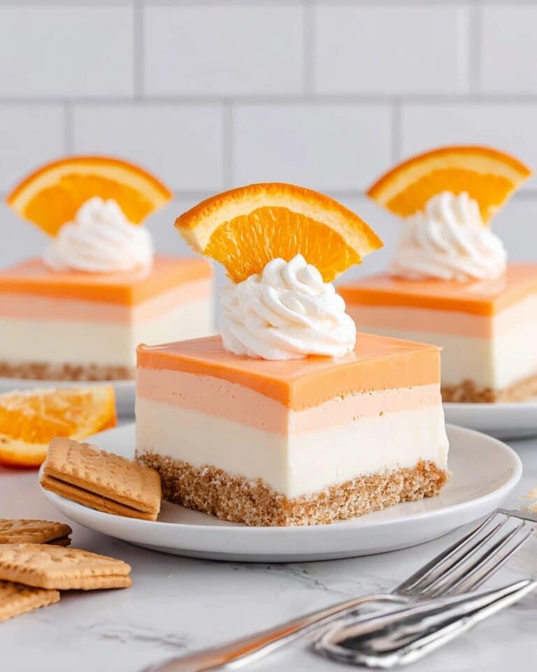 Orange Creamsicle Dream Bars Recipe