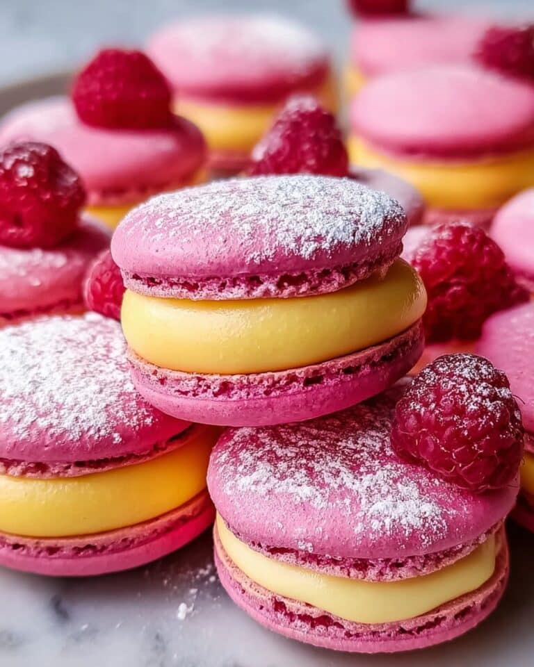 Mango Raspberry Macarons Recipe