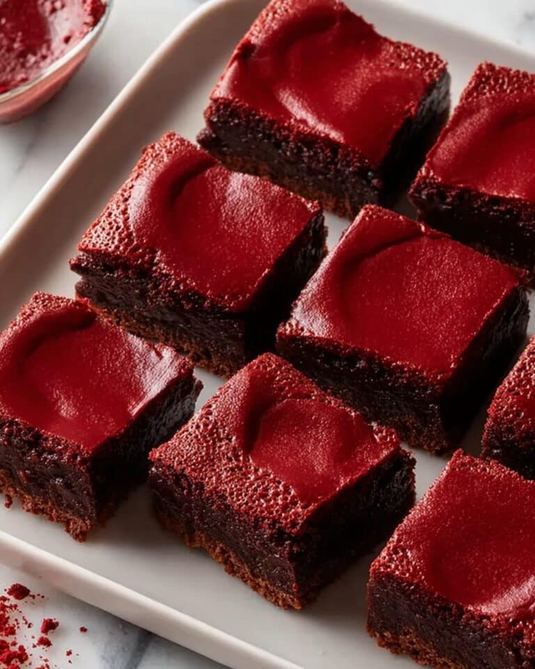 Decadent Red Velvet Nutella Brownies Recipe