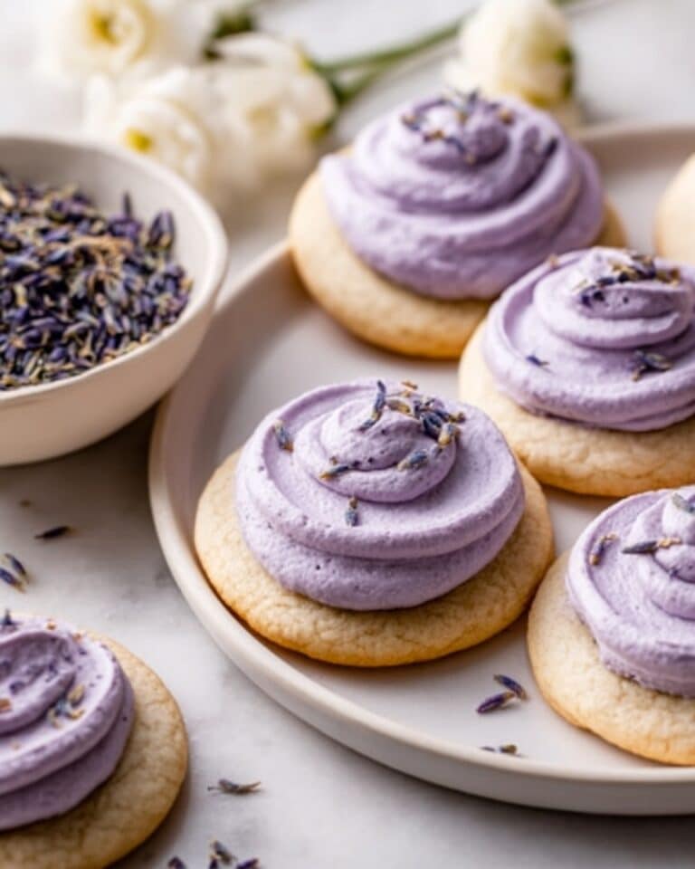London Fog Cookies with Lavender Frosting Recipe